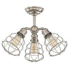 144 Trent Austin Design Evergreen 3 Light Adjustable Semi Flush Mount Is A Combination Of Vintag Flush Lighting Semi Flush Mount Lighting Flush Mount Lighting