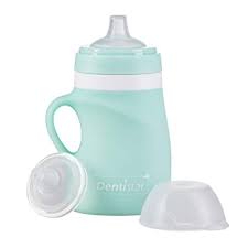 Dentistar Quetsch Flasche 150 Ml Flexible Silikon Quetschflasche Ab 6 Monate Quetschi Fur Selbstgemachten Brei Smoothies Obstpuree Oder Getranke Wiederverwendbar Und Bpa Frei Amazon De Baby