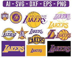 New version of a primary logo for the lakers. Los Angeles Lakers Nba Sport Team Logo By Football Svg Files On Zibbet