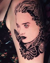 Persephone, done by me, Michael Tappan, Forbidden Body Art, Portland OR.