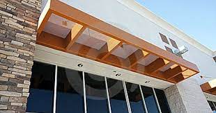 Modern Metal Awning Over Storefront Metal Awning Awning Over Door Door Awnings