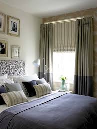 We took the curtain rod clear to the ceiling. Master Bedroom Window Decorative Curtains My Decorative