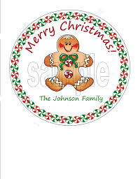 Delicious candies and sweets promotional internet vector. Christmas Holiday Labels Or Tags Gingerbread Man With Candy Border By Favortagz Catch My Party