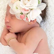 Small Gold Beaded Bracelets Stretchy