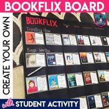 Bookflix Reading Bulletin Board Display Kit And Student Book Activity Reading Bulletin Boards Book Bulletin Board Literacy Bulletin Boards