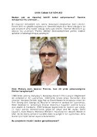 The cast, adam driver, marion cotillard. Leos Carax Research Papers Academia Edu
