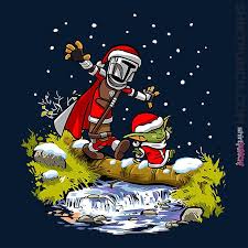 Walking Under The Snow T Shirt 90s Cartoons Star Wars Art Star Wars Christmas