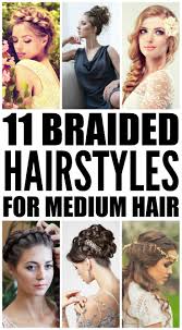 Or experiment with a small. 11 Braided Hairstyles For Medium Length Hair