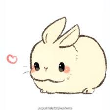 Creative And Great White Rabbit Cute Easy Drawings Cute Animal Drawings Easy Animal Drawings