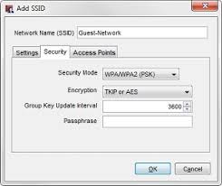 Configure Ssid Security Settings