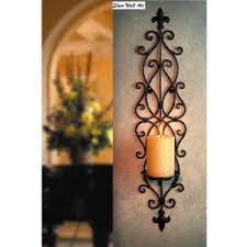 Large tuscan s 2 scrolled wrought iron wall candle holder sconce pair 34l new 0 | ebay. Candle Holder Wall Art Sconce Large Fancy Iron 19 22 15 00 Shipping Wall Candle Holders Iron Wall Art Wall Candles