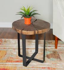 L Powell Cypress Side Table Ash Brown In 2020 Side Table End Tables Table