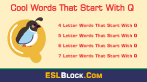 Generation q' are hoping and wishing for new episodes. 6 Letter Words That Start With Q Archives English As A Second Language