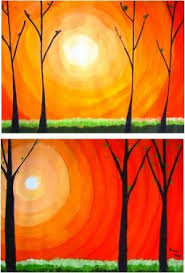 We are eager to receive registrations and ideas from everyone to help make art for kids an even better creative program. Sunset Painting For Kids Easy Painting Inspired