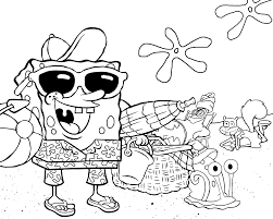 Select from 35929 printable coloring pages of cartoons, animals, nature, bible and many more. Spongebob Spongebob Goes To Sea With His Friends Patrick Sandy And Gary