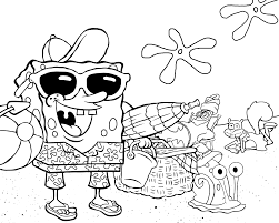 Pypus is now on the social networks, follow him and get latest free coloring pages and much more. Spongebob Spongebob Goes To Sea With His Friends Patrick Sandy And Gary
