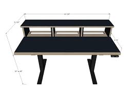 Scs Elevation Workstation 4x3 Studio Desks Sound Construction Supply Studio Desk Desk Home Studio Desk