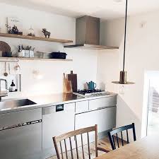 グラッド45 壁付けキッチン サンワカンパニー キッチン間取り 造作キッチン リビング キッチン