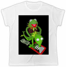 KERMIT MUPPET COCAINE SEX T-SHIRT TV MOVIE POSTER UNISEX COOL FUNNY TEE  RETRO | eBay