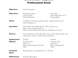 Example Resume For High School Student With No Work Experience Best Resume Examples
