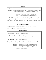 Acsm Metabolic Equations