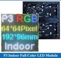 P3 LED screen panel module Indoor 1/32 Scan 192*192mm 64*64 pixels SMD Full  color P3 LED display panel module - AliExpress