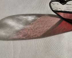 Modern Luxe Stained Glass Heart in Red, Pink & Clear