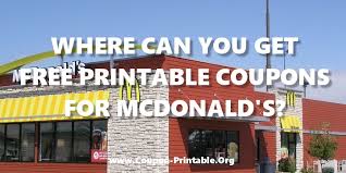 The latest deal is order mcdelivery on uber eats for the first time and get $5 off your order. Mcdonald S Free Deals And Discounts In 2021 Coupon Printable