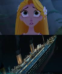 This is a photo of the iceberg that was believed to be the one that the titanic hit. Rapunzel Watches The Titanic Sinking By Thomasanime On Deviantart