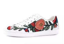 Shop over 540 top floral sneakers and earn cash back all in one place. Maison Margiela Retro Fit Deconstructed Low Top Leather Trainers Gucci Floral Floral Sneakers White Leather Shoes