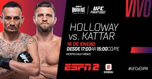 El encuentro preliminar empezará a las 12.00 horas (perú) y las estelares comenzarán a las 15.00. Ufc De Vuelta Con Ponzinibbio Y Holloway En Espn Knockout Espn Press Room Latin America South
