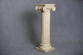 Your plaster pedestal stock images are ready. Greek Style Plaster Pedestal Or Column With Chapiteau In Ionic Order At 1stdibs