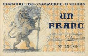 Emergency Note Ww1 The French Chamber Of Commerce Arras Bank Notes Currency Design Arras