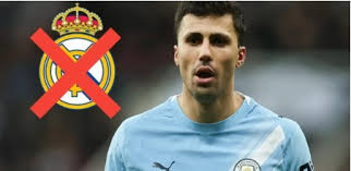 Rodri, Man City breathes a sigh of relief after putting an end to rumors linking them to Real Madrid - Tipsfame