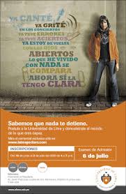 Campaña de la Universidad de Lima apela a la "madurez" de los 17 | CAFÉ  TAIPÁ - Consultores en Marketing de la Reputación