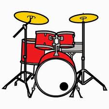 Bateria Color Dibujos De Instrumentos Musicales Dibujos De Guitarras Instrumentos De Percusion