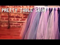 No Sew Tulle Tutu Table Skirt Tutu Table Skirt Tutu Table Skirt Diy Table Skirt