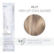 With it, you can choose a shade that matches your lock and a dye that suits your needs. Ion Hl V Hi Lift Cool Blonde Permanent Creme Hair Color By Color Brilliance Permanent Hair Color Sally Beauty