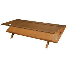 «john keal for brown saltman smoked glass coffee table. Brown Saltman Glass Coffee Table By John Keal At 1stdibs