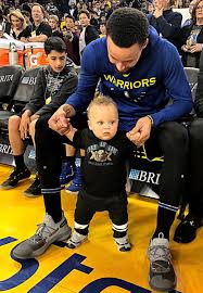 Steph and ayesha curry have the most adorable kids! Nick Depaula On Twitter Stephen Curry Is Celebrating His Son Canon S First Nba Game Today With A Pair Of Young Wolf Themed Curry 6 Shoes Inspired By His Son S Nickname Dell Curry