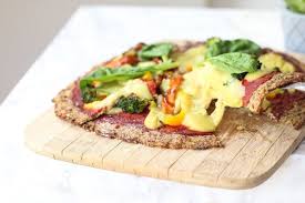 Pizza Pate De Choux Fleur Avoine Graine De Chia Alimentation Tarte Sans Pate Nourriture