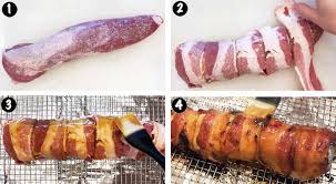Receipes for a pork loin that you bake at 500 degrees wrap in foil paper : Amazing Bacon Wrapped Pork Tenderloin Healthy Recipes Blog