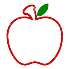 Svg Apple Monogram Frame Svg Apple Frame Apple Outline Etsy In 2020 Apple Teacher Gifts Apple Outline Teacher Apple