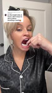 Replying to @𝐈 𝐒 𝐀 𝐁 𝐄 𝐋 𝐋 𝐄 ꨄ you still have to brush your fake  teeth. And your mouth. Just because I don’t have natural teeth doesn’t mean  I don’t need to practice good oral hygiene. #ope #vibes ...