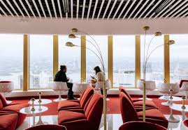 Jet To The 83rd Floor Of Sydney Tower For Bar 83 A 70s Inspired Cocktail Lounge That Looks Straight Out Of The Jetsons Cool Bars Cocktails Best Rooftop Bars