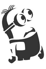 Free Book Folding Patterns Pumpkin Stencil Minion Pumpkin Carving Pumpkin Carving Templates