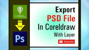 How To Export Cdr To Psd With Layers Coreldraw Hindi Shashi Rahi Youtube