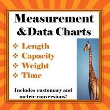 Measurement And Data Conversion Anchor Charts Freebie Tpt