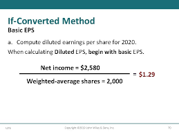 Earnings per share (eps) is calculated by determining a company's net profit and allocating that to each outstanding share of common stock. How To Calculate Diluted Eps