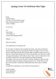 Apology Letter Template To Girlfriend Sample Example Best Letter Template Letter Templates Cool Lettering Lettering